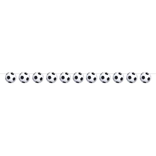 Beistle 56408 5.5 x 6 ft. 3 in. Soccer Ball Streamer - Pack of 12